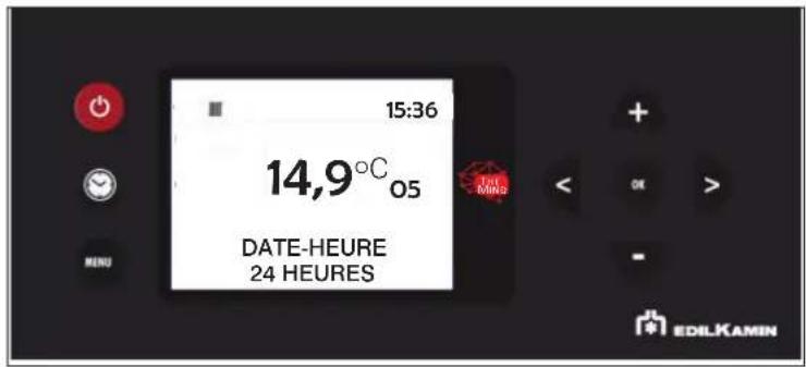 EDILKAMIN MILLA H 12 EVO - - DATE ET HEURE - 2
