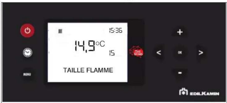 EDILKAMIN MILLA H 12 EVO - - TAILLE FLAMME (uniquement pour le TECHNICIEN) - 2