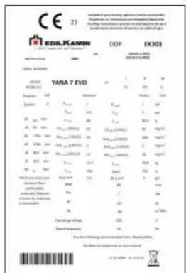 EDILKAMIN YANA 7 EVO - Identification du produit et garantie - 3