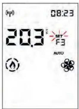 (ppi) 08:23 20.3 °C SET F3 AUTO