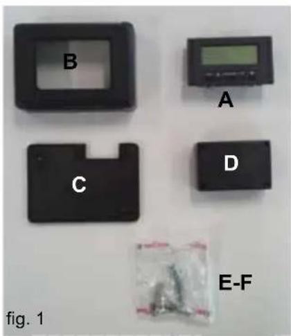 EDILKAMIN KIT B - INSTALLAZIONE CONSOLLE ESTERNAMENTE AL MURO - 1