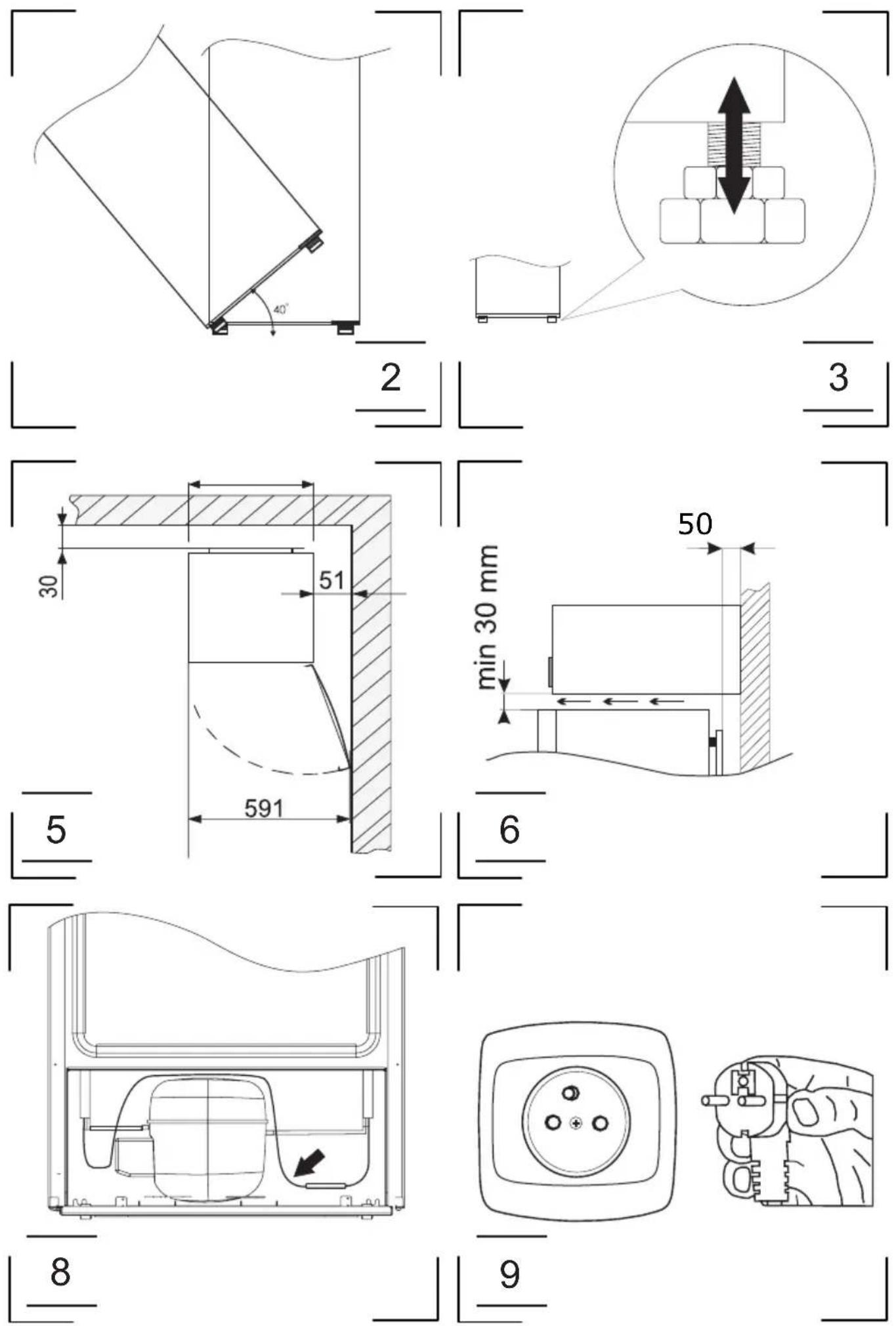 AMICA FK299E.2FZWD - WAARSCHUWING: Brandgevaar / brandbare materialen - 7