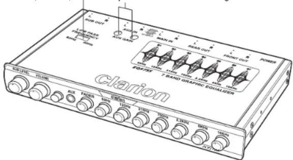 CLARION EQS755 - 3.COMMANDES - 3