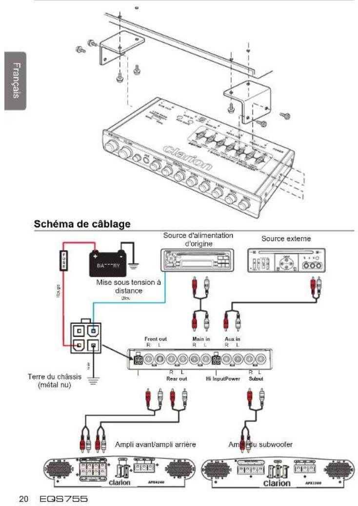 CLARION EQS755 - Outils et composants supplémentaires - 1