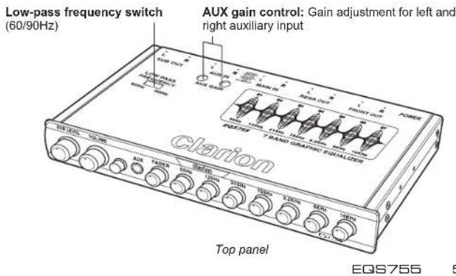 CLARION EQS755 - 3.CONTROLS - 3