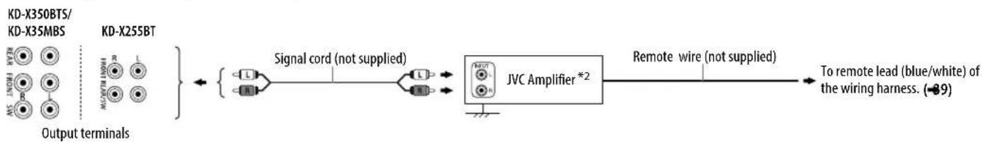 JVC KD-X35MBS - INSTALLATION/CONNECTION - 2