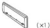 JVC KD-X35MBS - Part list for installation - 4
