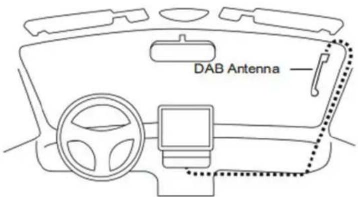 PNI Clementine 8480BT - DAB ANTENNA INSTALLATION - 1