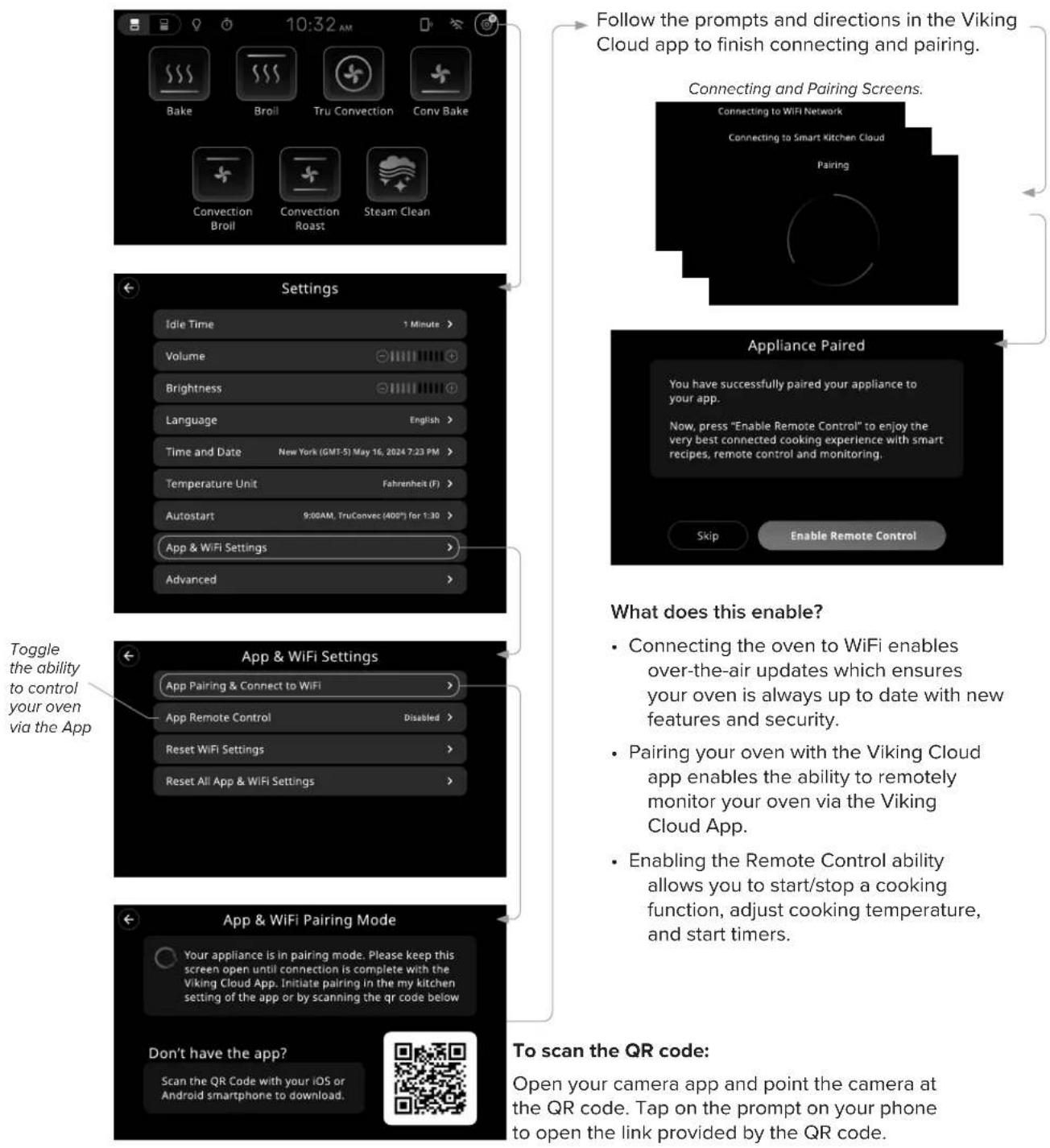 VIKING MVSOE6301 - Wireless Connections - 1