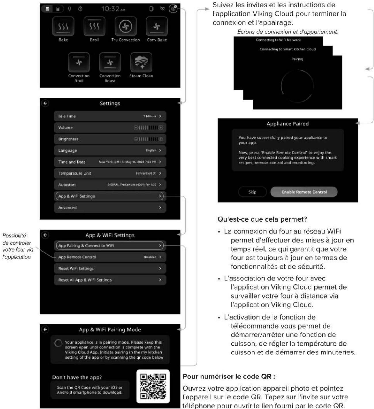 VIKING MVSOE6301 - Configuration du WiFi et de l'application Viking Cloud - 1
