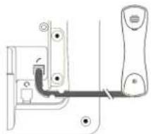 Snom D785 - Fixation du support et du combiné - 2
