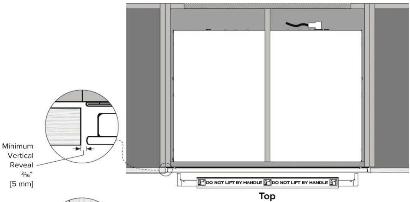 VIKING MVWDE6301 - Cabinetry Specifications - Standalone - 5