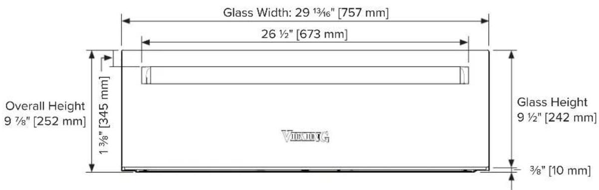 VIKING MVWDE6301 - Dimensions - 2