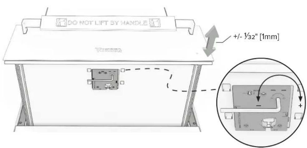 VIKING MVWDE6301 - Final Measurement and Adjustment of Glass Front Panel - 1