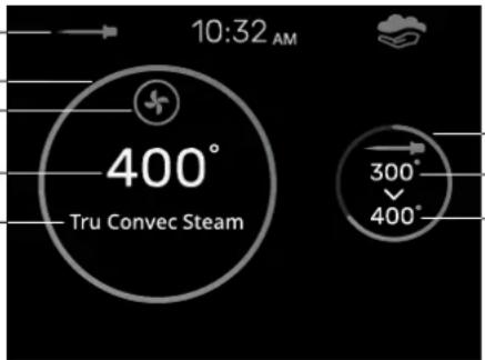 VIKING MVSOC6301 - Pantalla de cocción en curso con el uso de la sonda para carne - 1