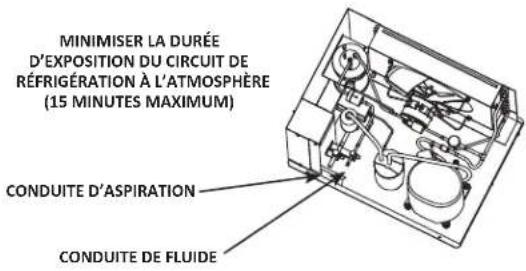 Manitowoc RFP0620A - Raccorder les conduites à l'unité de condensation à distance - 1