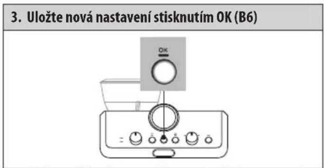 DELONGHI La Specialista Arte EC9155.MB - MENU NASTAVENÍ - 1