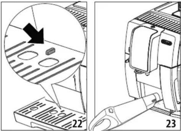 DELONGHI Dinamica Plus ECAM382.70.B - Nettoyage interne de la machine Risque de décharges électriques! - 1
