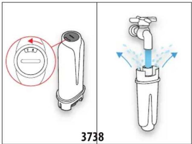 DELONGHI Dinamica Plus ECAM382.70.B - Installazione del filtro - 1