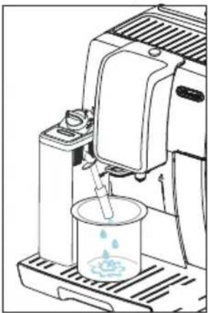 DELONGHI Dinamica Plus ECAM382.70.B - Pulizia della caraffa latte dopo anni uso - 3