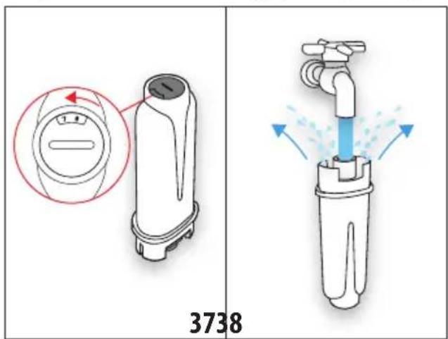 DELONGHI Dinamica Plus ECAM382.70.B - Installation du filtré - 1
