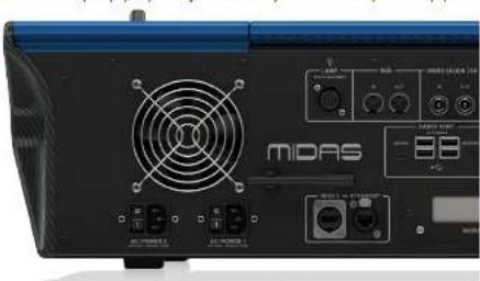 Midas HD96-AIR - Wlaczanie systemu - 1