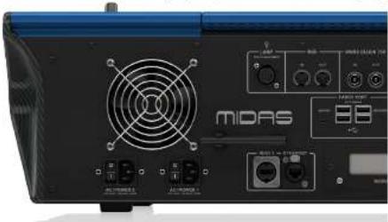 Midas HD96-AIR - Het systeem inschakelen - 1