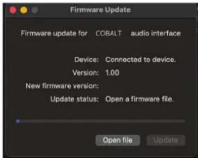 Midas Cobalt - Firmware-Update - 2