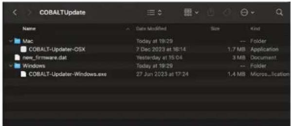Midas Cobalt - Actualización de Firmware - 1