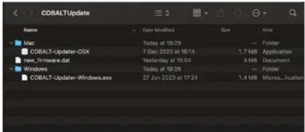 Midas Cobalt - Firmware-Update - 1
