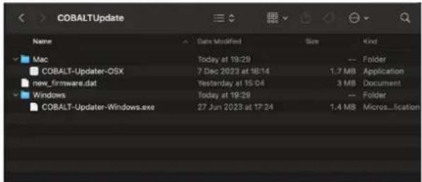 Midas Cobalt - Aggiornamento del Firmware - 1