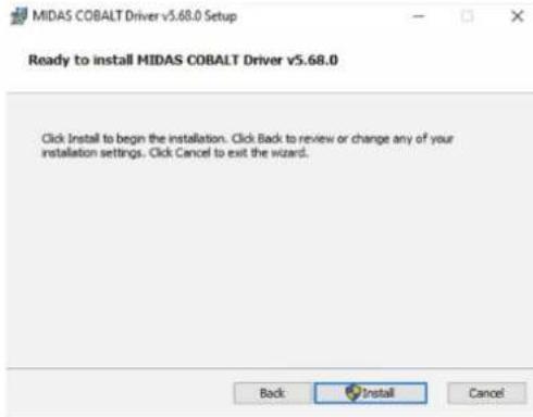 Midas Cobalt - Windows驱动程序安装 - 3