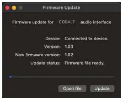 Midas Cobalt - Aggiornamento del Firmware - 4