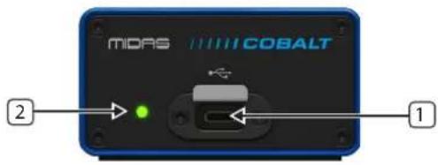 Midas Cobalt - Conexão USB - 1