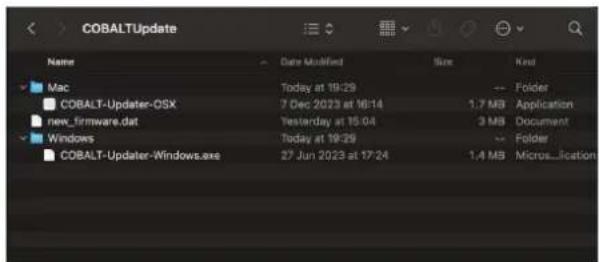Midas Cobalt - Firmware-update - 1