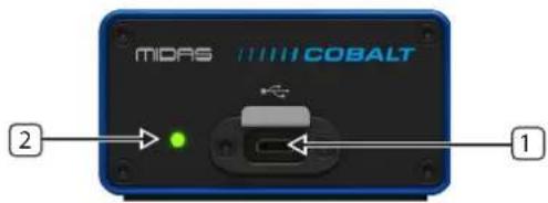Midas Cobalt - USB Connection - 1