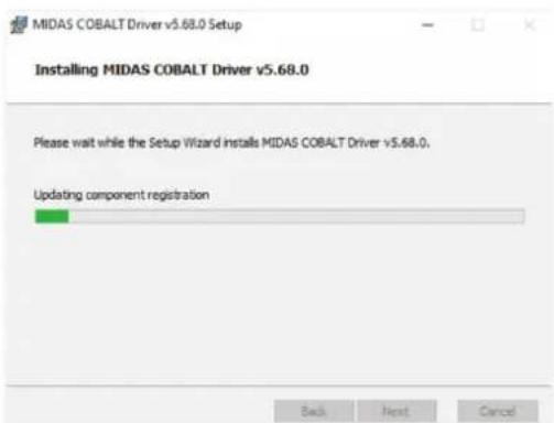 Midas Cobalt - To install the driver: - 4