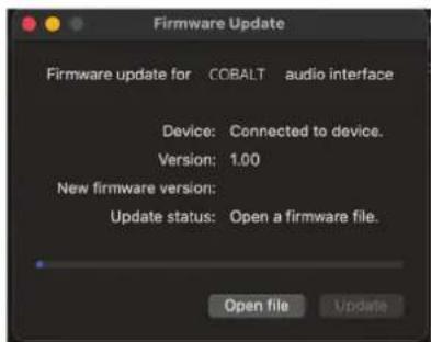 Midas Cobalt - Firmware-update - 2