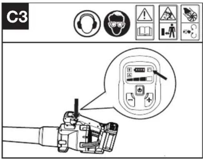 KRESS KC510.9 - Juster hastighetskontrollen (se fig. C2) - 2
