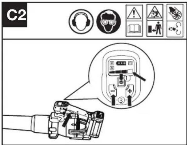KRESS KC510.9 - Ajustar el control de velocidad (Véase la fig. C2) - 1