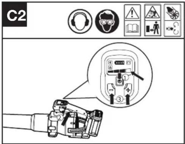 KRESS KC510.9 - Install /Remove the battery (See Fig. B2, B3) - 4