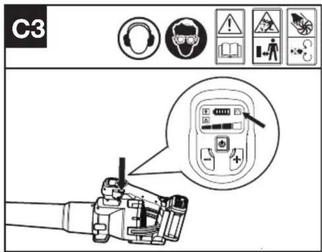 KRESS KC510.9 - Install /Remove the battery (See Fig. B2, B3) - 5