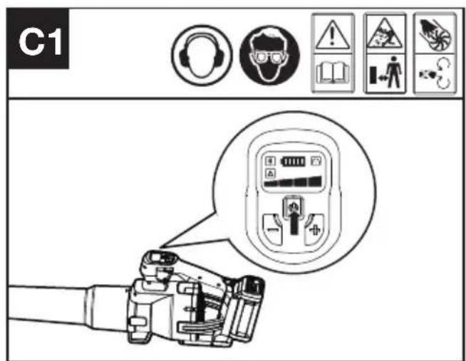 KRESS KC510.9 - Install /Remove the battery (See Fig. B2, B3) - 3