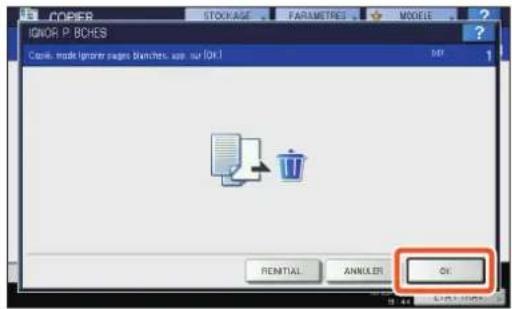COPBER STOCKAGE PARAMETRES MODELE ID 1 ONOR P. BCHES Check: trade Ignorer pages blanches as: not OK! OK RENTIAL ANNOLERT OK
