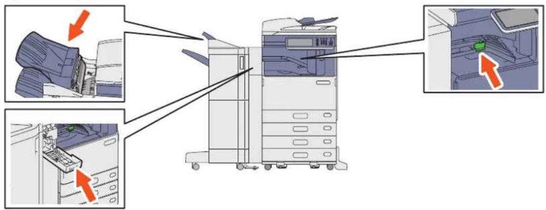 OKI ES9475 MFP - Couvercles du finisseur, de l'unité de perforation et du kit de liaison. - 1