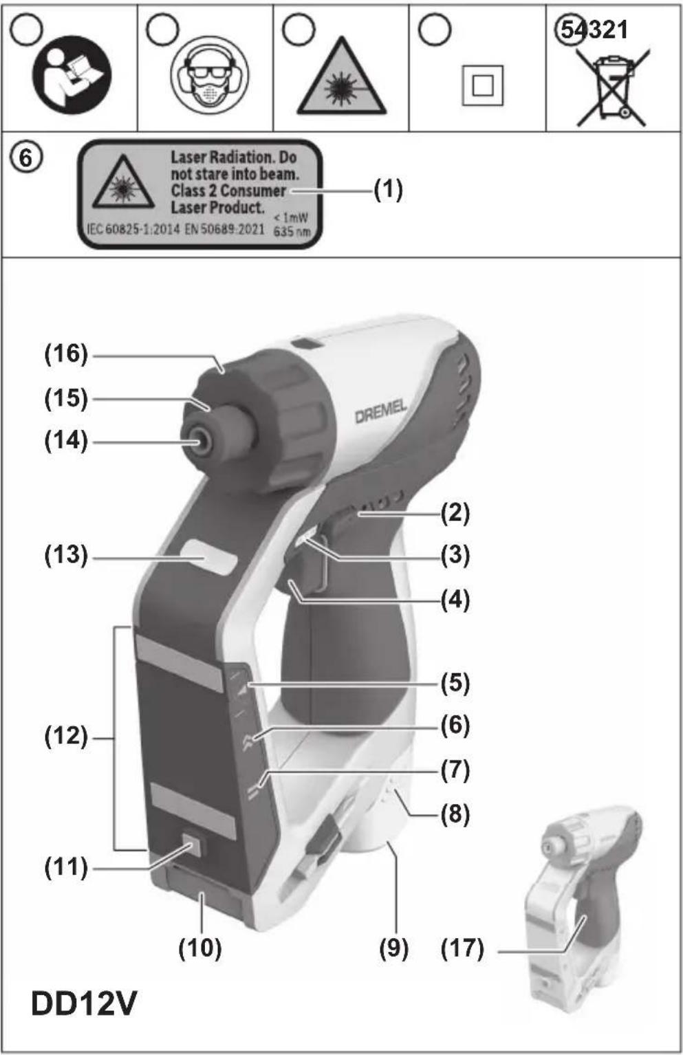 DREMEL DD12V - 1