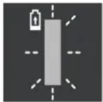 DREMEL CS12V - Flashing light battery charge indicator - 1