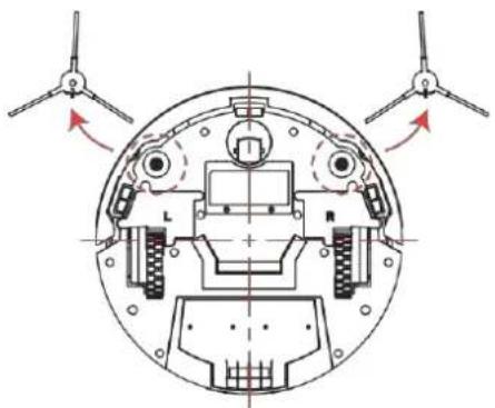 EZICLEAN I-Bot Z5 EVO - Component maintenance/3.3 Side brushes - 1
