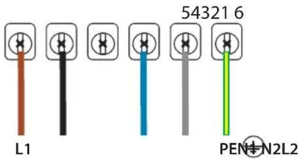 Pando E-396 - El cable eléctrico correspondiente a la toma a tierra debe ser 2 cm más largo que los otros dos. - 1