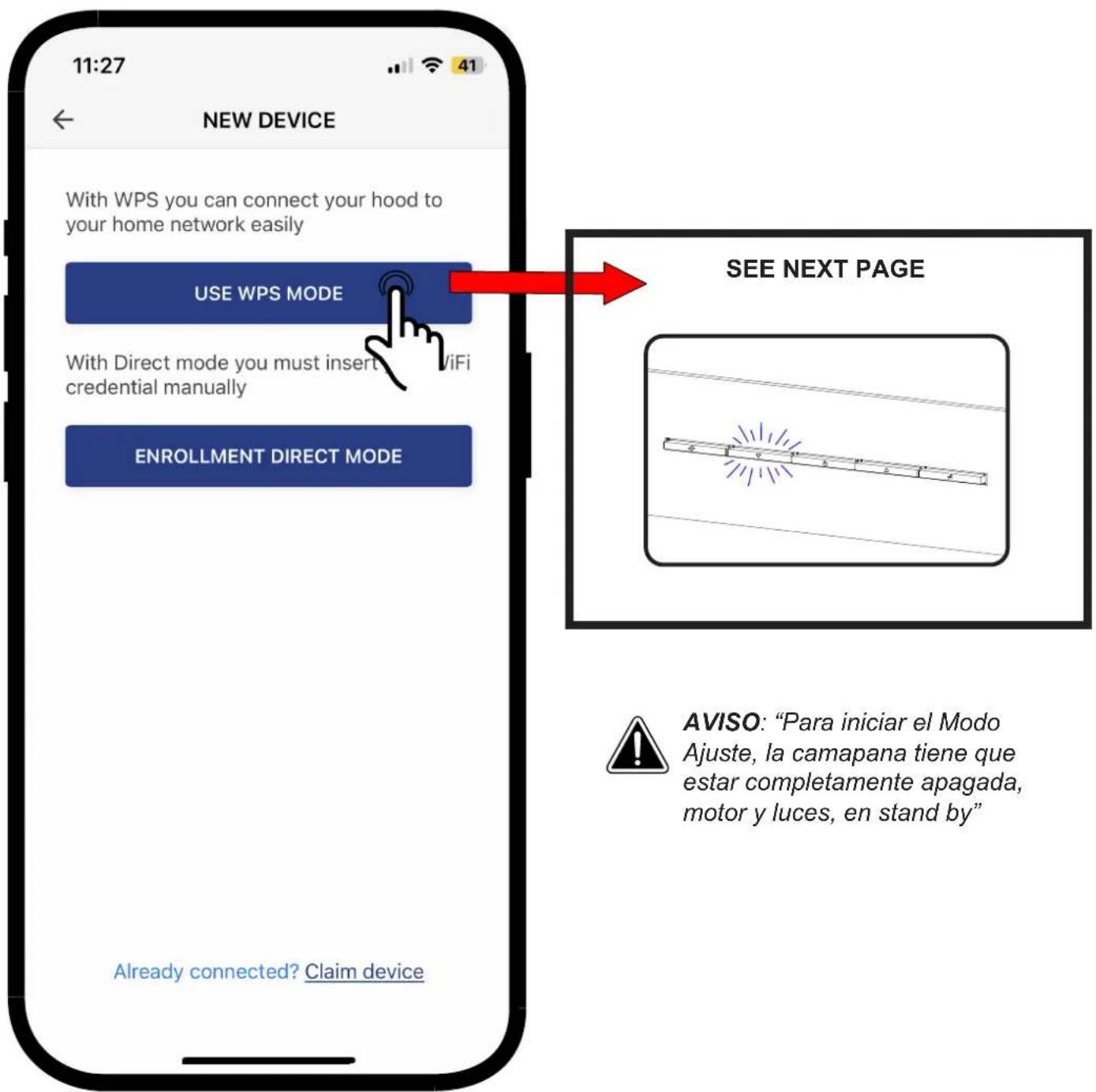 Pando I-894 - CONNECT VIA WPS MODE ONLY AS AN ALTERNATIVE TO THE DIRECT REGISTRATION MODE - 3